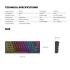 Fantech Atom61 MK211 60% Mechanical Gaming Keyboard Red Switch Black